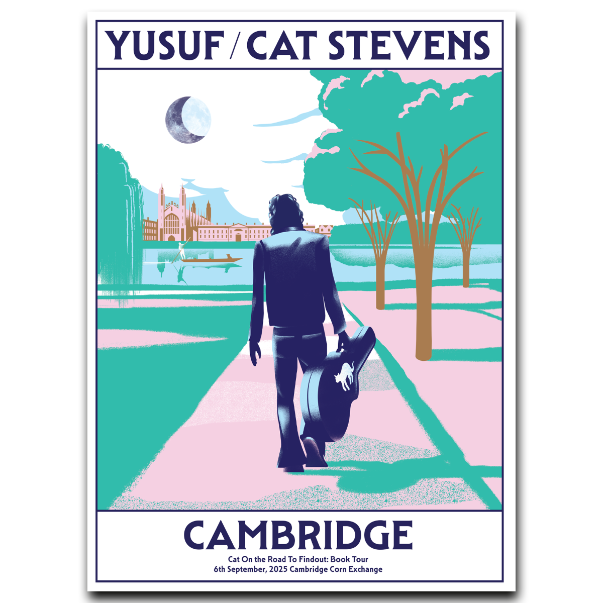 On The Road To Findout - 2025 Tour Poster (Cambridge)