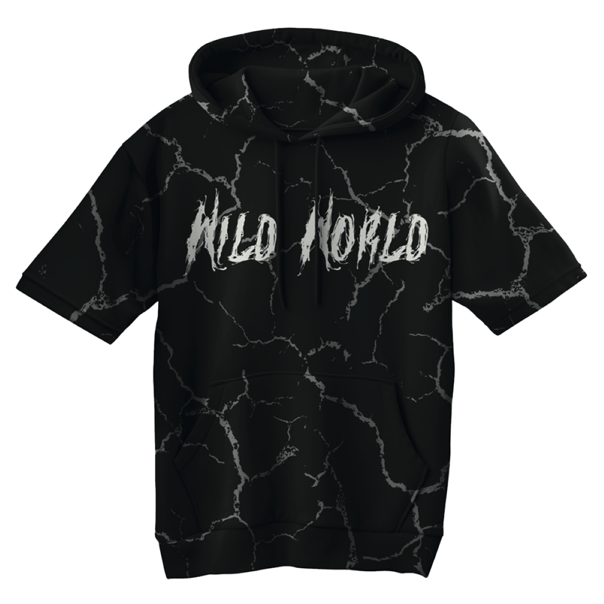 Wild World Short Sleeve Hoody
