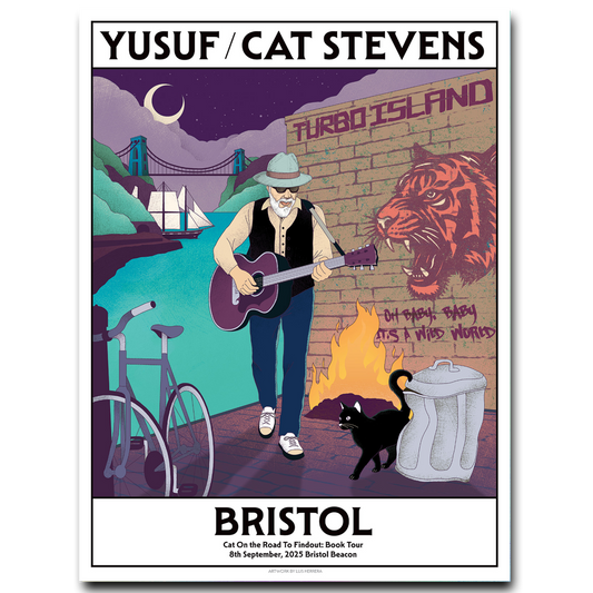 On The Road To Findout - 2025 Tour Poster (Bristol)