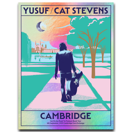 On The Road To Findout - 2025 Tour Poster (Cambridge) Foil Print