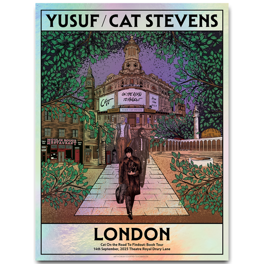 On The Road To Findout - 2025 Tour Poster (London) Foil Print